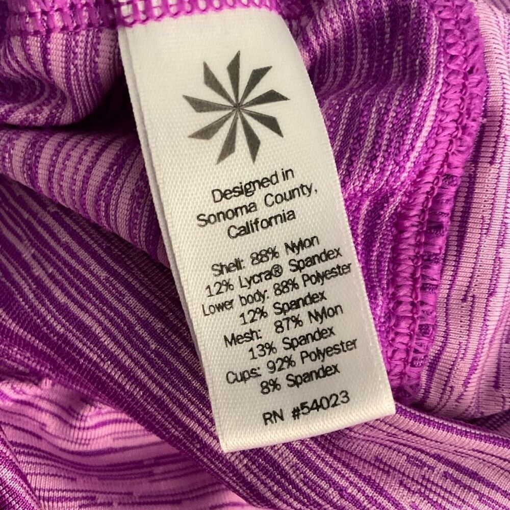 Athleta Stride Crunch and Punch‎ Tank Top in Jazzy Purple Size L Large - Picture 5 of 11